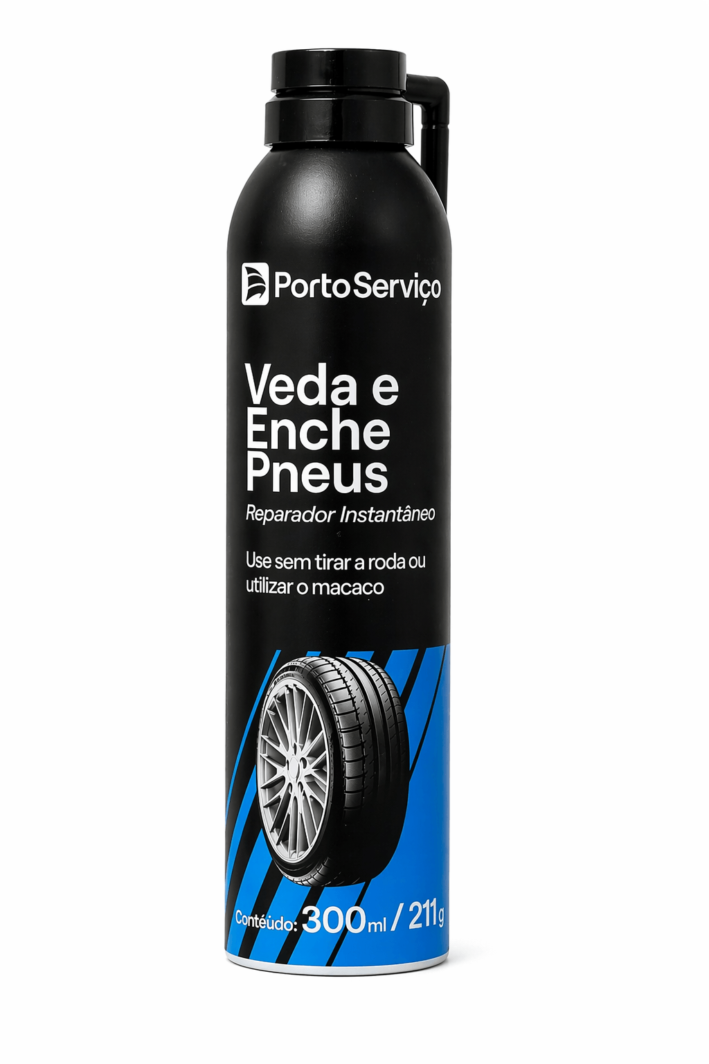 Veda e Enche Pneus Porto Serviço, reparador instantâneo de furos